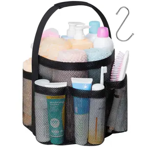 Shower Caddy Portable for College Dorm Room Essentials, Mesh Shower Caddy Dorm Shower Bathroom Caddy Bag Organiser for Beach,Swimming,Gym,Travel