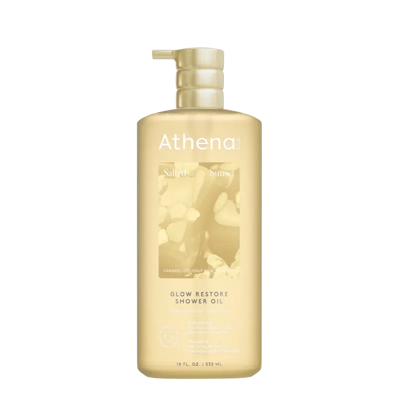Salted Sunset - Athena Club | Glow Restore Shower Oil | Oil-to-Foam Wash | Powered by Glycerin