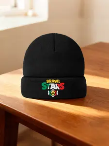 Brawl Stars Supercell 2026 new model Multi Color Soft Fabric Winter Cap Beanie Fitted Warm Cozy Unisex Knit Hat with Universal Fit, Versatile Headwear for All Genders & Cold Weather Outfits