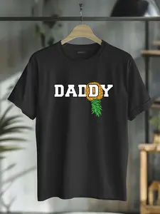 100% Cotton Swinger Upside Down Pineapple Apparel Upside Down Pineapple Swinger Daddy Men T-Shirt