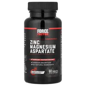 Force Factor Fundamentals, Zinc Magnesium Aspartate, 60 Tablets