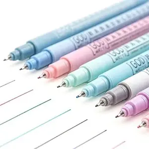 Bible Pens No Bleed Through, 8 Colors 0.38mm Fine Point Pen Set, Colored Fine Tip Pens for Journaling, Scrapbook, Planner, Coloring, Bible Study Back to School Office Supplies