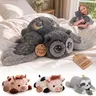 Mewaii Weighted Stuffed Animal - 3.5/5 lbs, Microwavable Heating Pad, Adjustable Heatable-Coolable Fridge-Chill Hug Buddy, Durable Soft Fluffy, Unique Mom Birthday GF Gift, Cool Gift for Adults