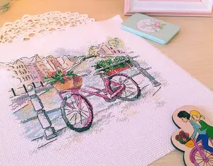 On the Bridge SM-385  Counted Cross Stitch Kit