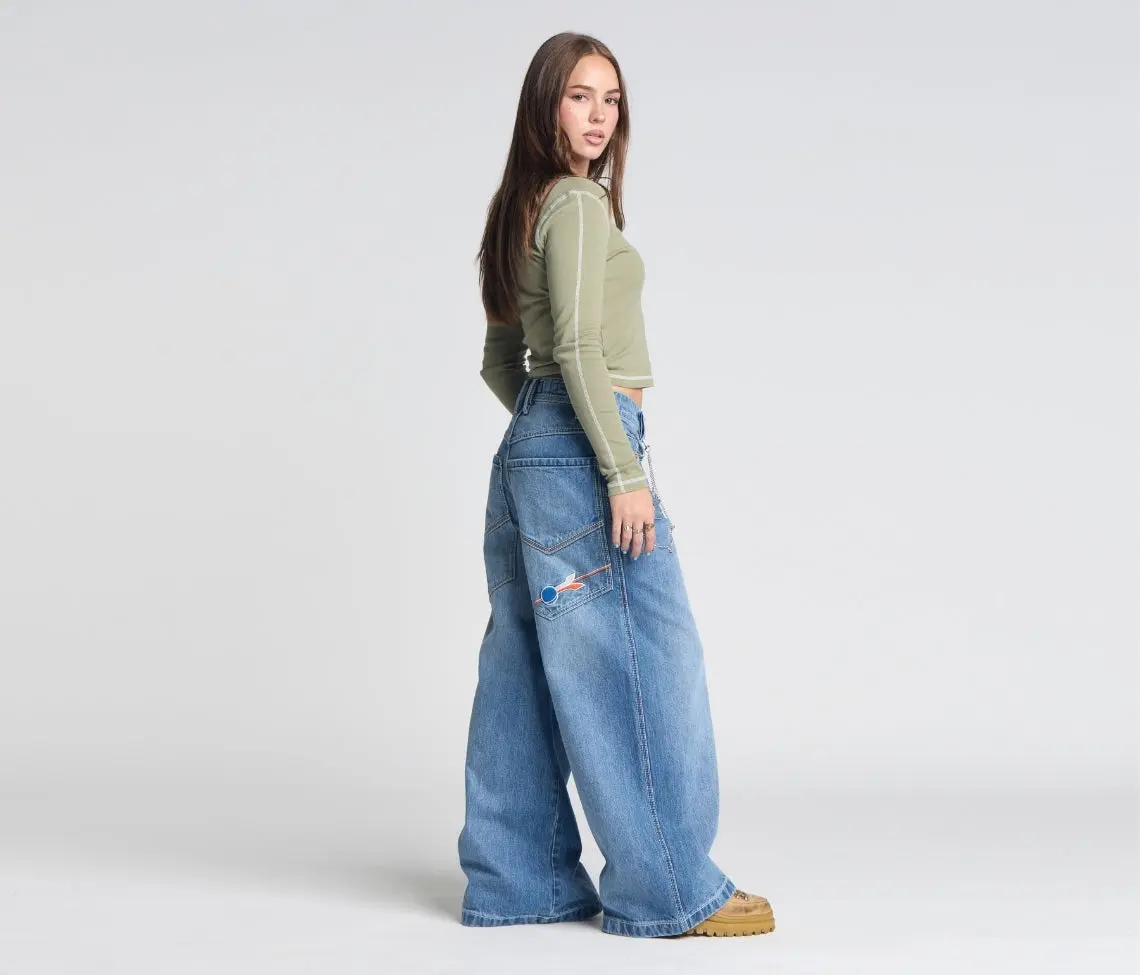 W SUPREME PLANET K 26" 90s MEDIUM WASH