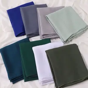 Mancha Soft-crepe Crinkle Hijab - Soft & Skin-friendly, No Slipping, Easy to Style, Perfect for Daily Wear & Occasions, Autumn-Winter Friendly Fabric, Classic Neutral & Pastel Shades