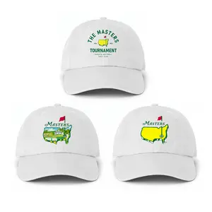 Classic Masters 2026 Tournament Baseball Cap, Unisex, Golf Print, Classic Augusta National Style, Breathable, Adjustable, Sun Protection, Suitable For Outdoor Travel, Beach, Vacation, High-Quality Cap