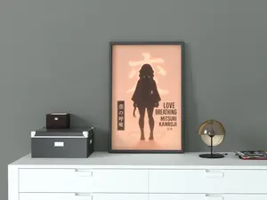 Mitsuri Kanroji Demon Slayer Poster Print, Love Hashira Kimetsu no Yaiba Anime Wall Decor( Unframed - Print Only )