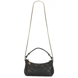 Tory Burch Fleming Pochette Bag in Black