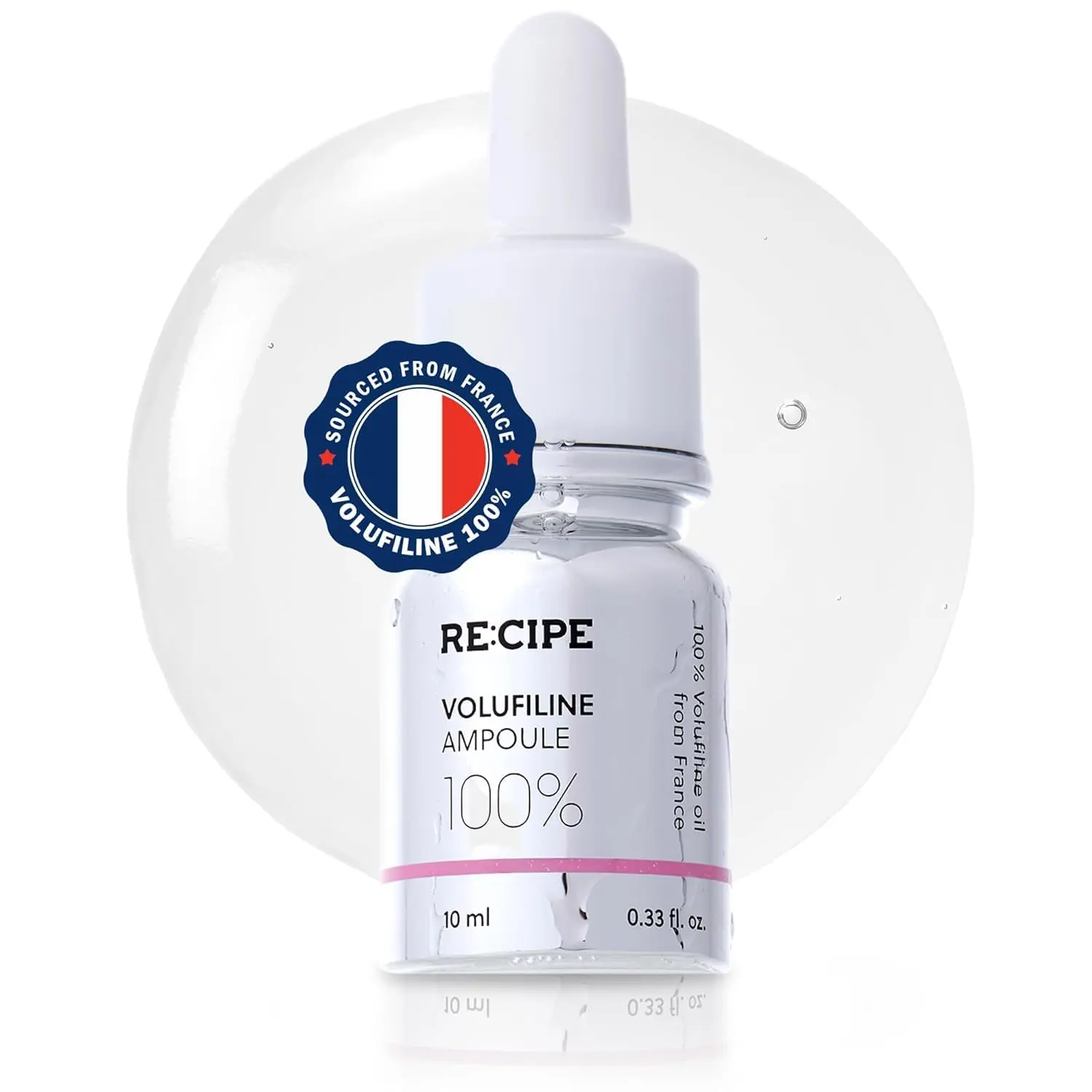 Volufiline 100% Ampoule - French Sederma Smooth Hydration Boost Serum, DIY Face & Body Skincare Booster, Hydrating Age-Defying Resilience Formula (0.33 fl oz)