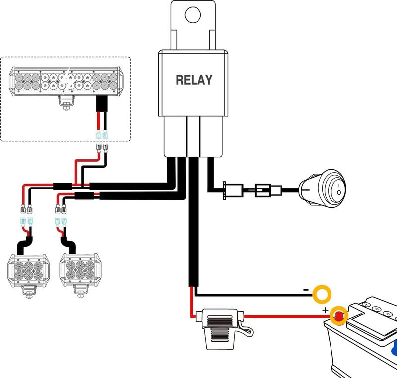 Nilight 52Inch Led Light Bar Spot Flood 2Pcs 18W 4Inch Spot LED Pods Windshield Frame Mounting Bracket on Wrangler JK 2007-2017 with Off Road Wiring Harness- 3 Leads Car Accessories  dealsforyoudays