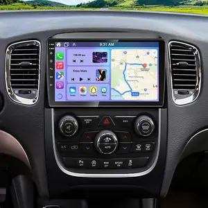 Car Stereo Radio for 【Dodge Durango 2014 2015 2016 2017 2018 2019 2020】 with Wireless CarPlay Android Auto, 9 Inch Touchscreen Android 13 2G+64G/4G+64G Car Audio Receiver Support WiFi GPS Navi Bluetooth SWC BT FM Backup Camera