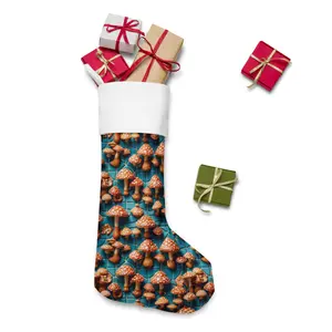 Toadstool Treasure Christmas Stocking