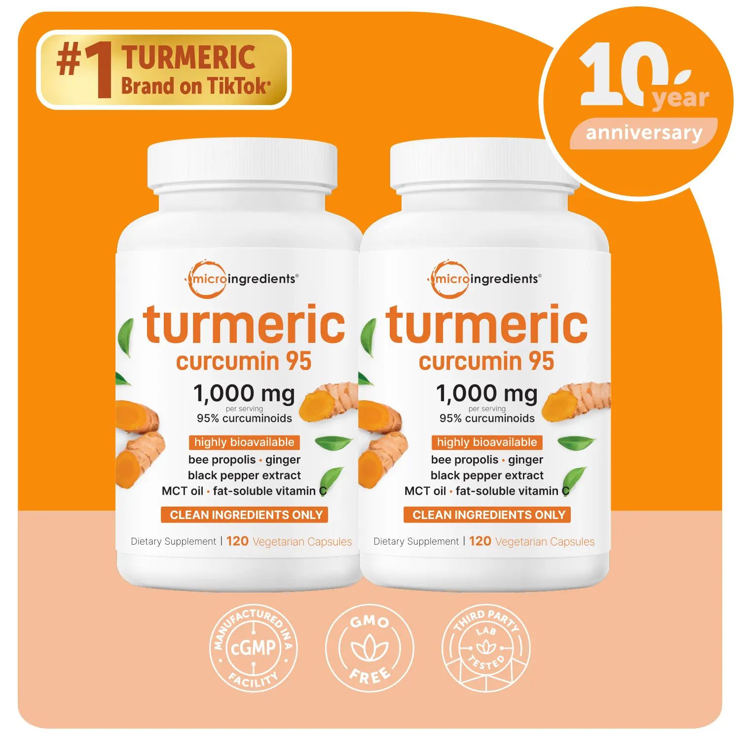 Micro Ingredients Turmeric Veggie Capsules Family 2 Pack Micro Ingredients Turmeric Veggie Capsules Family 2 Pack