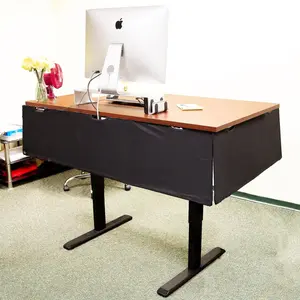 Mount-It! Under Desk Privacy Panel - 60" Wide, Easy to Install, High-Definition Privacy Features Room Dividers Furniture