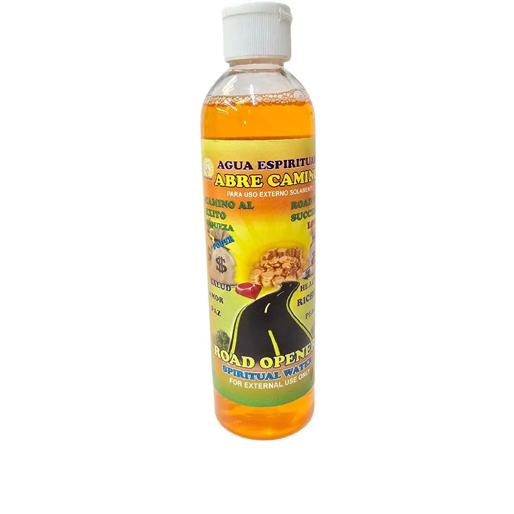 Traditional Road Opener Spiritual Water (8oz) - Unisex Fragrance for Energy Cleansing, Spiritual Baths, Abundance, Success, Protection, Blockages Clearing, External Use & Prayer Support