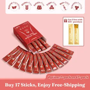 Berries Reset Jelly(7/17/34 Sticks):Gut Health, Apple Cider Vinegar, Bioactive Berry Mix, Yerba Mate, Fiber, Chia Seeds, Konjac & Cinnamon Extract. Vegan, sugar-free, gluten-free, non-GMO, gelatin-free, dairy-free. Daily Routines & On-the-Go Lifestyle-SC