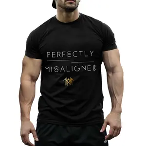 Sleep Token Misaligned Graphic T-Shirt - Black Crewneck Streetwear Fan Merch - Alternative Band Tee for Concert Outfit
