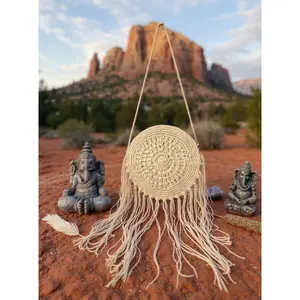 Dreamcatcher Macrame Bag