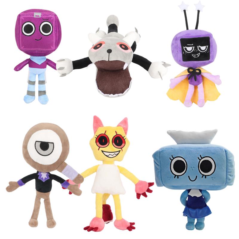 Dandy's World Plush 6 PCS for Fans and Friends Soft Plush Material Ideal for Gifting and Play Unique Characters Set