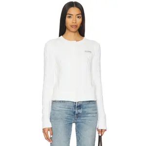 Terez x REVOLVE Lakers Knit Cardigan in White