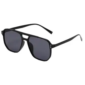 4-Pack Trendy Vintage Y2K Retro Aviator Sunglasses, Unisex Polarized Lightweight Square Frame, Spring-Perfect for Street Style & Outdoor Use, Women's Viral Leisure Accessory, Trendy Vintage Sunglasses,summervibes
