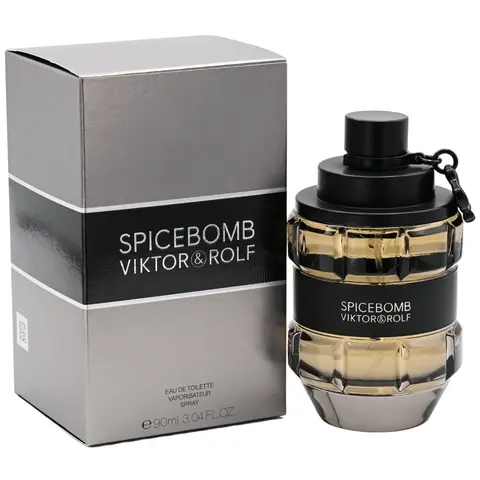 Men's Viktor & Rolf Spicebomb Eau de Toilette Spray, 3.0 oz - Citrus Spicy Scent with Grapefruit Top Note, Spicy Freshness, Bold Signature Appeal - Fragrances Perfumes Cologne, Men's Cologne