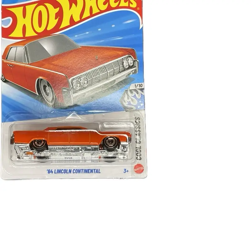 Hot Wheels 1964 Lincoln Continental Diecast Model Car, Collectible Decor for Entertainment Displays