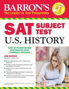 USED-Barron's SAT Subject Test in U.S. History by Kenneth Senter (Paperback)