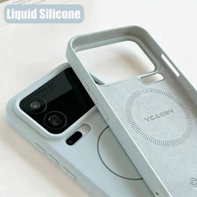 Original Liquid Silicon Magsafe Case for Xiaomi 17 Pro Max, 15 Ultra, 14, 13 Pro - Shockproof Magnetic Wireless Charging Cover