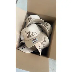 Hey Darlin' Trucker Hat - Brown/Tan