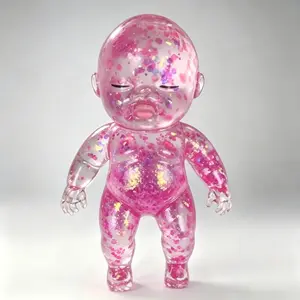 Glitter Sparkle Sugar Squishy Stress Ball Ultra-Soft Slow-Rising Squishies, Moldable Stretchable Squeeze Toy forAnxiety Fidgets, Sensory Products