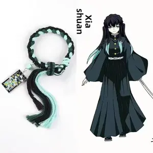 Original New Butterfly Ten Shincha One Rope Hand Cord Colorful Handmade Woven Bracelet Cartoon Style Unisex Hand Rope