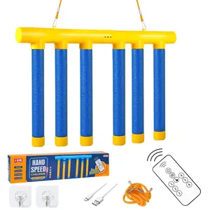 Perfect Holiday Gift! Reflex Drop Sticks Challenge Game, Remote Control 3 Speed Hand Eye Coordination Training Toy for All Ages, Indoor Outdoor Use