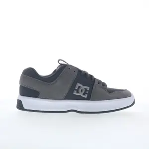 DC Lynx Zero ADYS100615-GW1 Mens Gray Leather Skate Inspired Sneakers Shoes