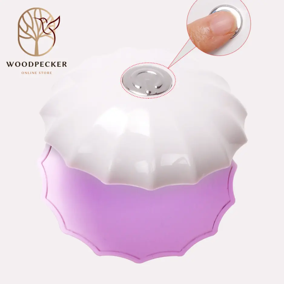 UV LED Lamp, Compact mini shell Powerful 18W UV LED Lamp: Long Battery Life, USB Charge, and Dual-Timed Modes. bridesmaid gift, easy remove, uvlamp, classic,french manicure, save time and money, home salon,
