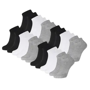 24 Pairs Low Cut Ankle Socks Unisex Thin Athletic Comfort Cozy Sweat-absorbing Anti-Slip Comfy Women's Men's Boys Girls LADIES Value Pack Underwear