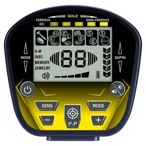 High Sensitivity Metal Detector, Four Color Options, LCD Display, Professional Underground Locator, Ideal for Outdoor Exploration