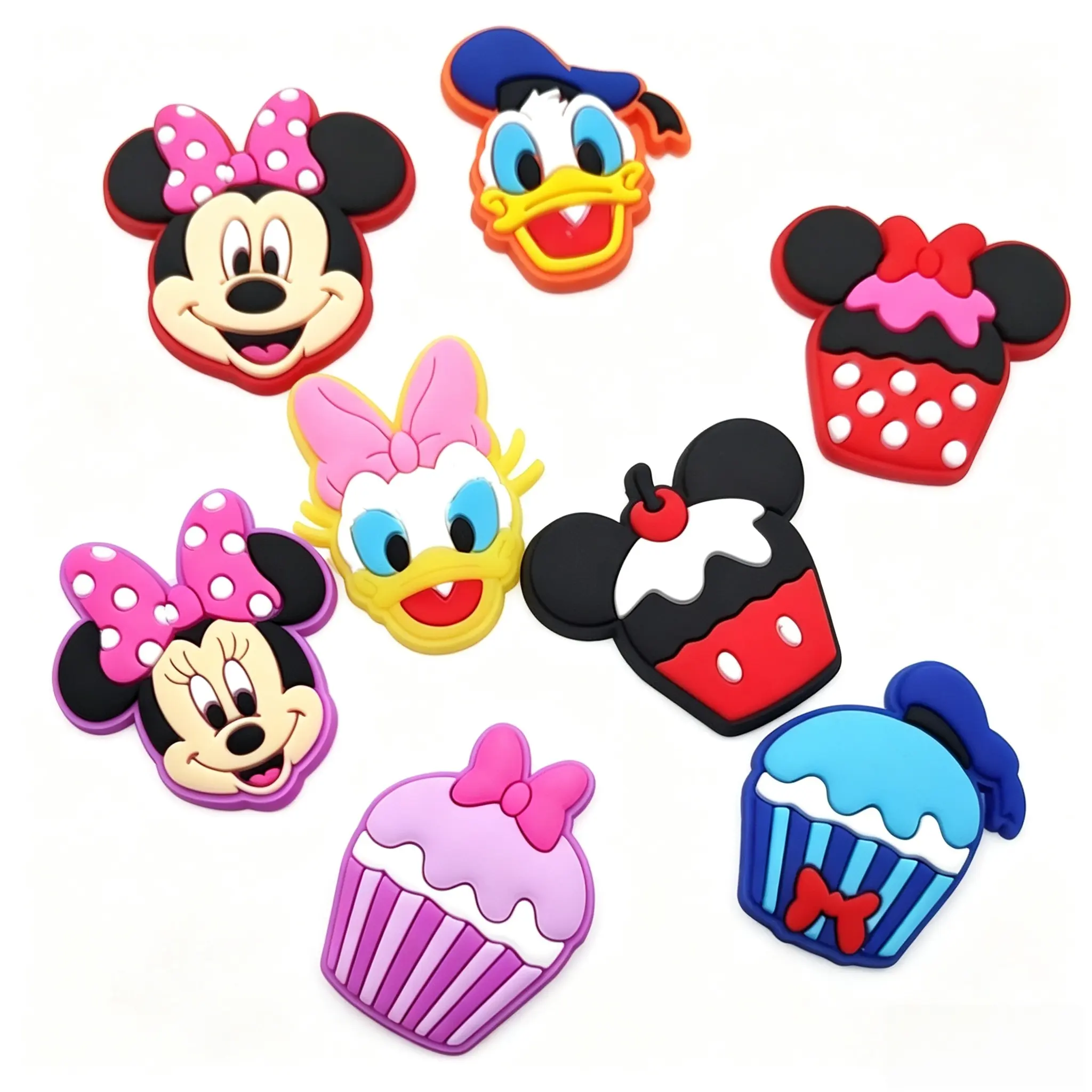Disney‑Themed Shoe Charms Cartoon PVC Shoe Embellishments DIY Decor Accessories for Clogs Sandals Kids Party Gift