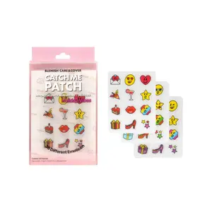 CATCH ME PATCH Emoticon Holiday Vibes – Decorative Spot Cover Patches, Ultra-Thin & Waterproof Design, 36 Count