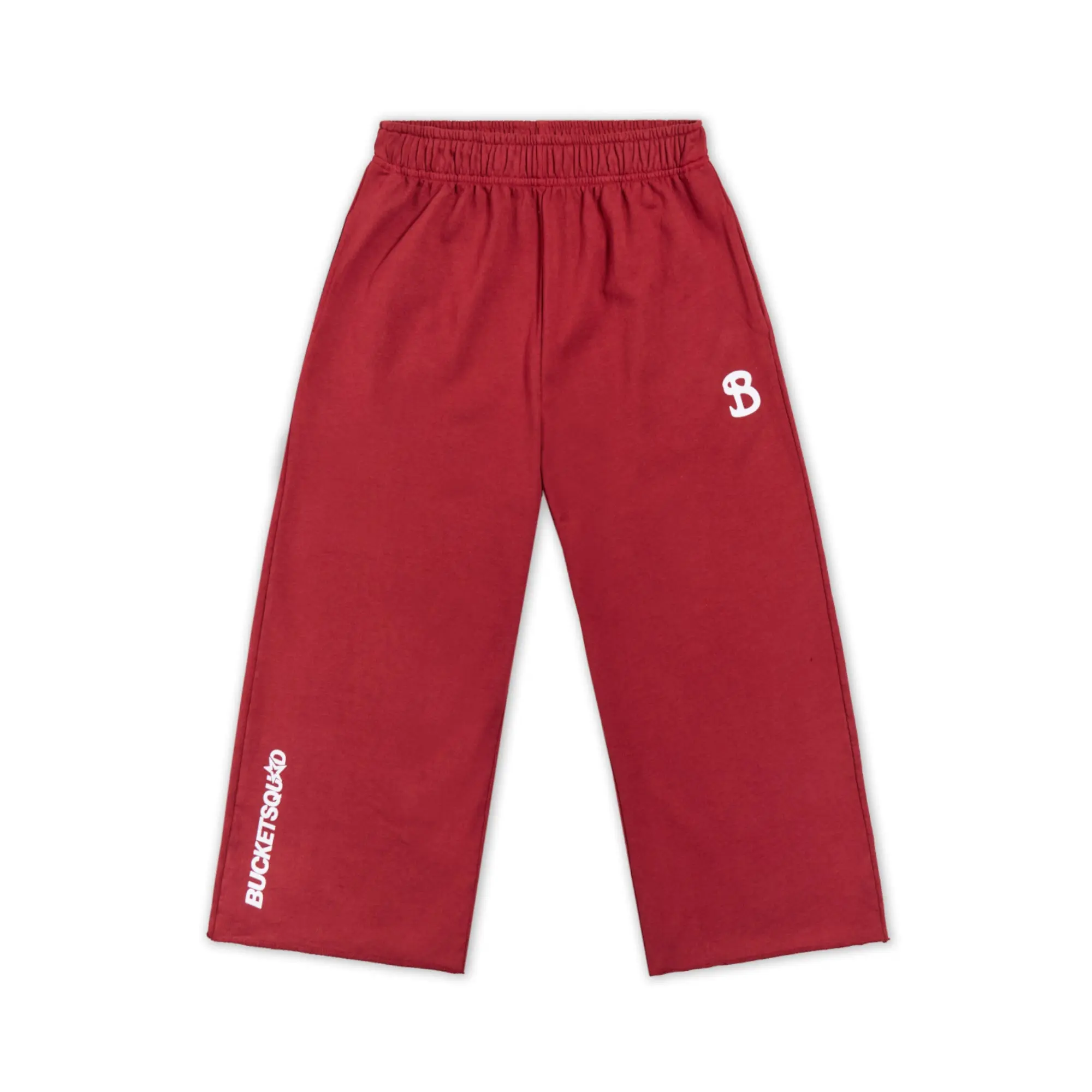 CORE CUTOFF SWEATPANTS - MAROON