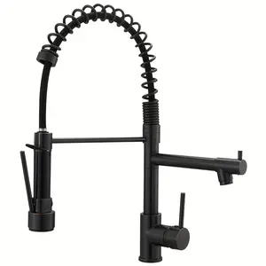New Commercial Oil rubbed Bronze Kitchen Faucet Pull Sprayer Kitchen Faucets