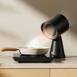 Ciarra Hood To Go Portable Desktop Range Hood -  2 Speed Exhaust Fan for Indoor Cooking, No Installation,Washable Filter,Renter-Friendly Smoke Absorber,RV Camping, Ductless Vent with Washable Filter for Apartment BBQ & Hot Pot