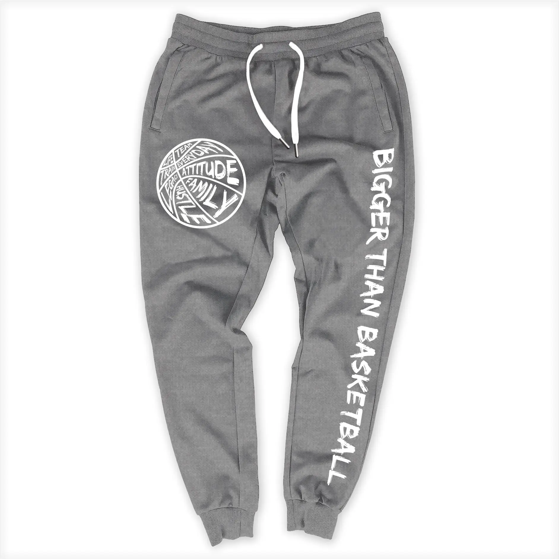 Bigger Than Basketball - Joggers - Grey