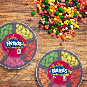 Nerds Twist and Mix Gum - Delicious Snack for Bubblegum Lovers haribo clusters sour blue