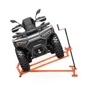 800LB Heavy-Duty Lawn Tractor Lift Jack – Riding Mower Lift with Rotating Sleeve, Manual & Impact Tool Handle, Quick Setup, Anti-Slip Base – Universal Fit