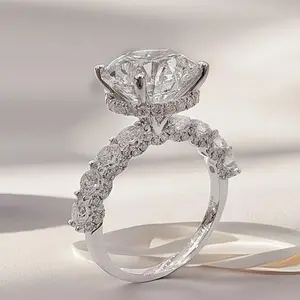 k18 labgrown diamond ring 4.59g 5.04+1.39ct lg255 zlz020