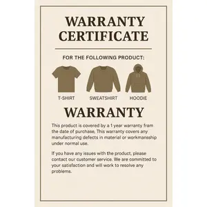 CARD CERTIFICATE for T-SHIRT2