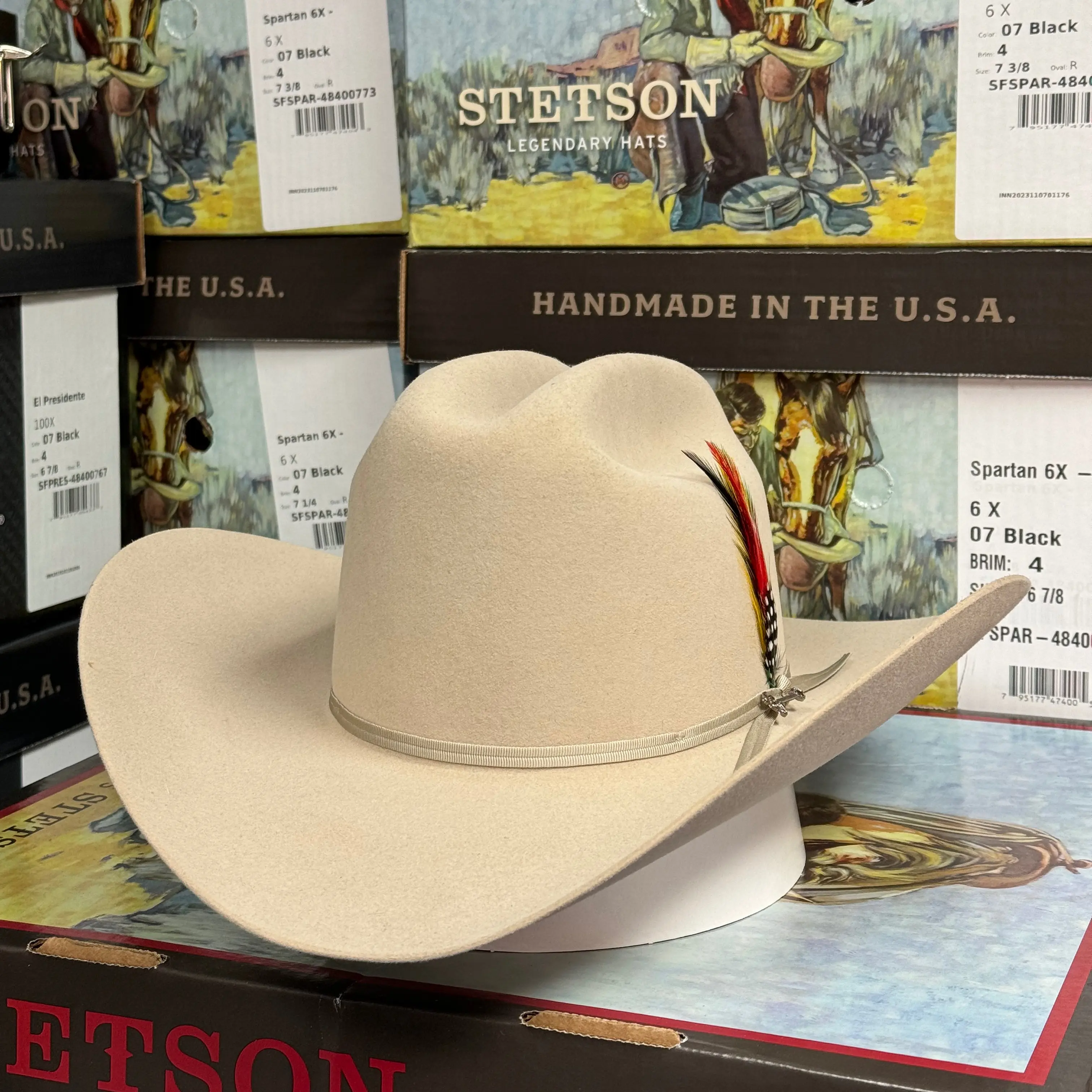 SPARTAN 6X COWBOY HAT SILVERBELLY