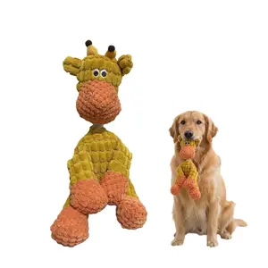 Dog Chew Toy - Heavy-Duty Durable Chew Plush Chew Proof Toy with Squeaker, Non-Toxic Chewer for Aggressive Chewers, Teeth Cleaning Dental Health, Soft Plush for Small, Medium, Large Dogs